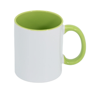 TAZA INTERIOR Y ASA VERDE 11 OZ