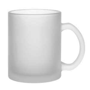 TAZA EMPAVONADA BLANCA 11 OZ