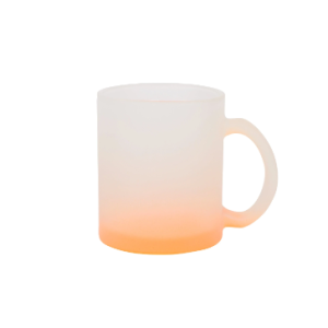 TAZA EMPAVONADA NARANJA