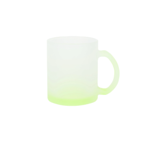 TAZA EMPAVONADA AMARILLA 11 OZ