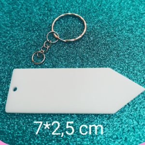 DOCENA LLAVERO LAPIZ SUBLIMABLE BLANCO