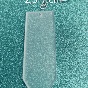 DOCENA LLAVERO LÁPIZ SUBLIMABLE TRANSPARENTE