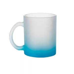 TAZA EMPAVONADA AZUL 11 ONZAS
