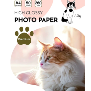 PAPEL FOTOGRÁFICO 260GR 50 HOJAS A4