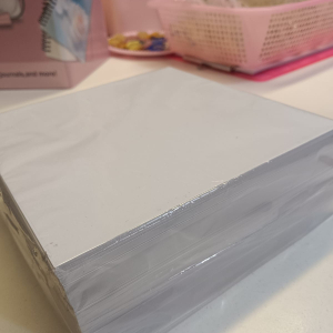 RESMA PAPEL BOND 18*18 CM