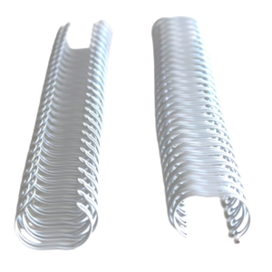 PACK ANILLOS METÁLICOS 3/4 - 19MM PASO 2:1 BLANCO
