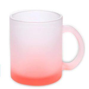 TAZA EMPAVONADA ROJA 11 ONZAS