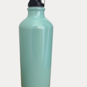 BOTELLA PERLADA MOSQUETÓN 600ML VERDE