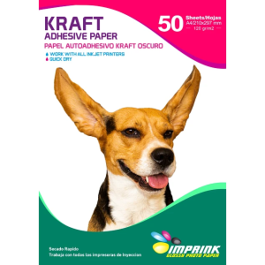 KRAFT ADHESIVO OSCURO IMPRINK