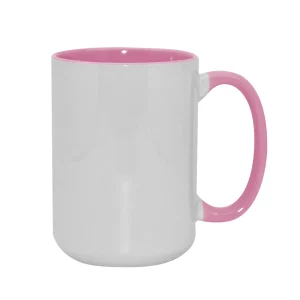 TAZA 15OZ INTERIOR ROSADA
