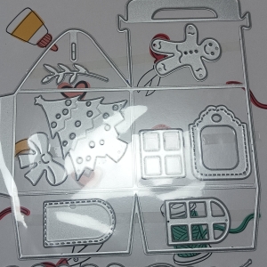 TROQUEL CAJA NAVIDAD