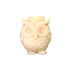MOLDE SILICONA ARTESANÍA PARA VELAS BUHO JABÓN 4,5CM