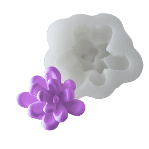 MOLDE SILICONA VELAS SUCULENTAS 5,1x4,8 cm