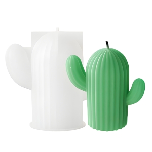 MOLDE SILICONA CACTUS AROMATERAPIA VELAS 6.6X7.8 CM