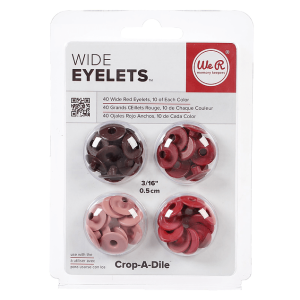 EYELET ANCHO TONOS ROJOS