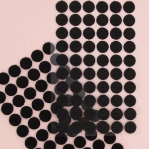 SET DE 60 VELCROS NEGROS CIRCULARES 15 MM