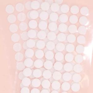 SET DE 60 VELCROS BLANCOS CIRCULARES 15 MM