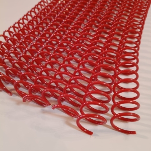 PACK 10 ESPIRALES Nº19, PASO 2:1 ROJO