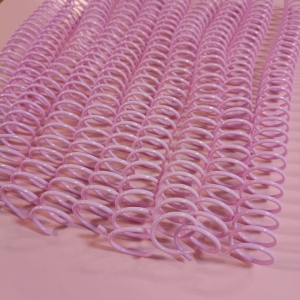 PACK 10 ESPIRALES Nº22, PASO 2:1 ROSA PASTEL