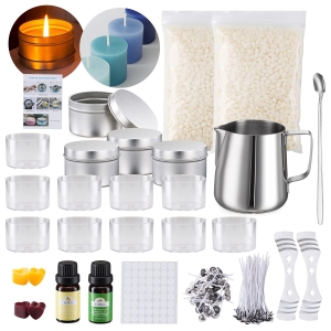KIT DE FABRICACIÓN DE VELAS CERA DE SOJA PRINCIPIANTES